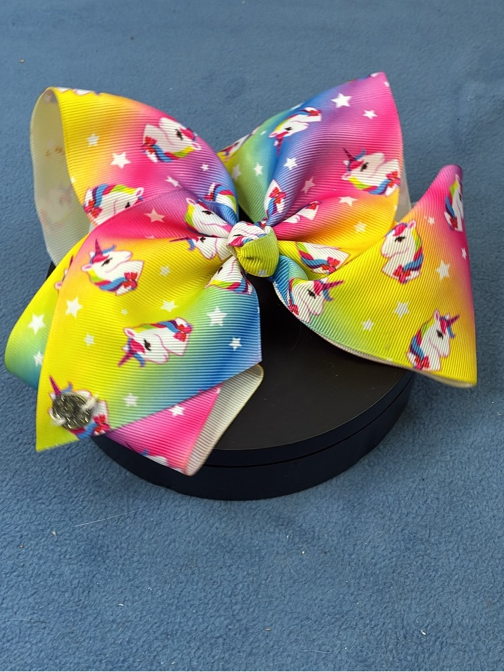 Kids Unicorn Rainbow Hair Bow - Multicolor